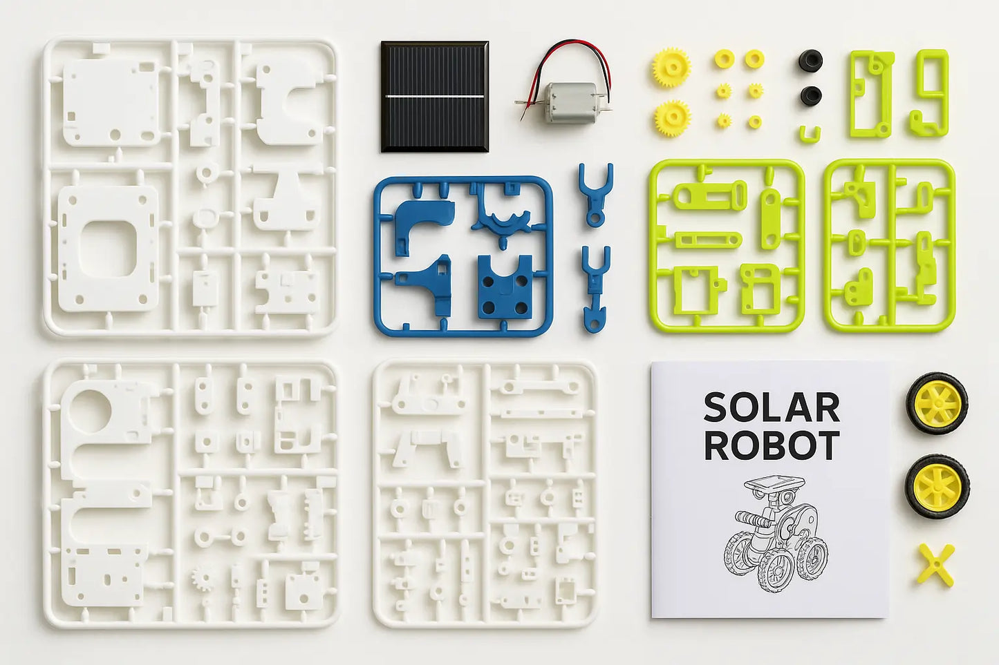 Kit Robô Solar 12 em 1 Golfinho Xadrez