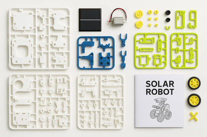 Kit Robô Solar 12 em 1 Golfinho Xadrez