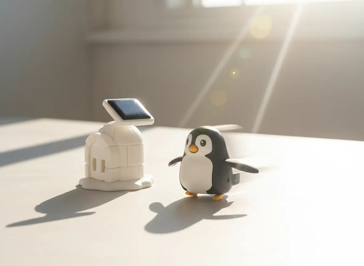 EcoPenguin Life Golfinho Xadrez