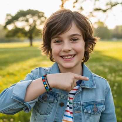 Pulseira de Identificação Golfinho Xadrez