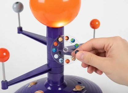 Projetor Planetário Educativo Solar Explorer Golfinho Xadrez