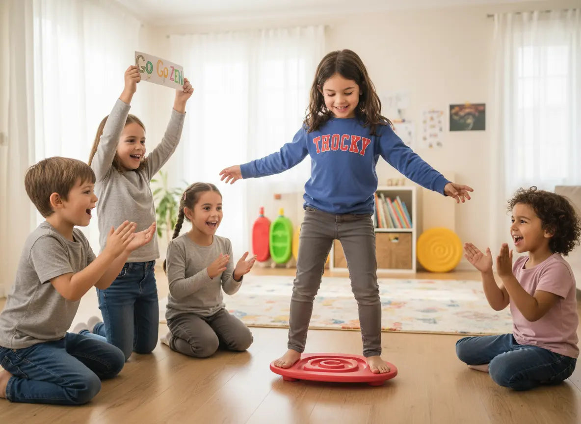 Zen Balance Board Golfinho Xadrez